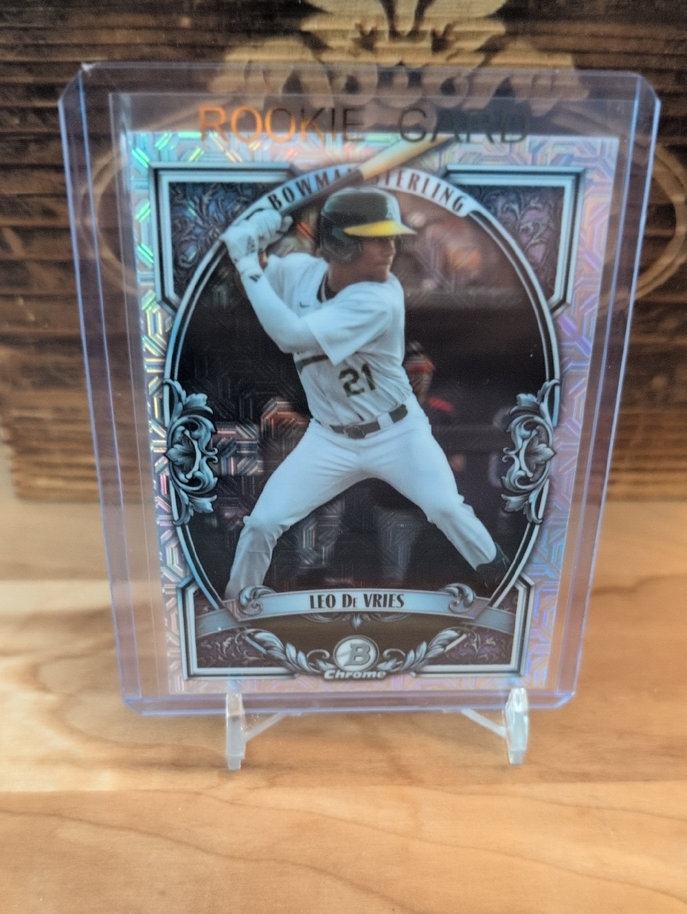 2026 Bowman Chrome Sterling Leo De Vries Rookie Card Oakland Athletics 🔥🔥